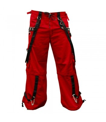 Men Gothic Red Trouser Cyber Shorts Pant For Sale